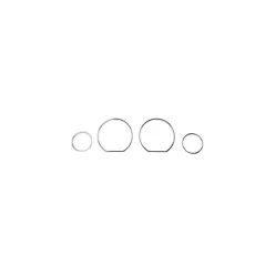   Sport Dashboard Rings Chrome suitable for BMW 3 (E36) Coupe Touring Compact Convertible Sedan 1990-1999