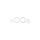 Sport Dashboard Rings Chrome suitable for BMW 3 (E36) Coupe Touring Compact Convertible Sedan 1990-1999