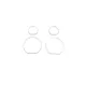 Sport Dashboard Rings Silver suitable for BMW 3 (E46) Sedan Touring Compact Convertible Coupe 1998-2006
