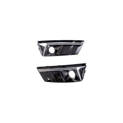 Fog Light Covers Audi A4 B9 Silver