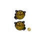 Fog Lights Skoda Fabia I II Roomster VW Transporter T5 Crafter Yellow