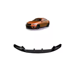  Diffuser BMW 2 F22 F23 Front Bumper M Performance Gloss Black