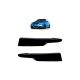 Diffuser BMW 3 E90 E91 Facelift Front Bumper Gloss Black
