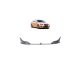 Diffuser BMW 5 E60 E61 Front Bumper Matt Black