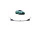 Diffuser BMW 5 E60 E61 Front Bumper Matt Black