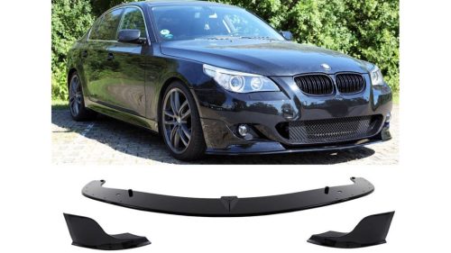 Front Spoiler Gloss Black Suitable for BMW 5 (E60, E61) Sedan Touring (2003-2010) M-Tech