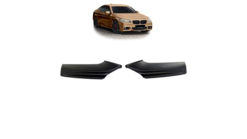 Diffuser BMW 5 F10 F11 Front Bumper Performance Style Matt Black