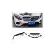 Diffuser Mercedes-Benz C W205 S205 A205 C205 Front Bumper Gloss Black