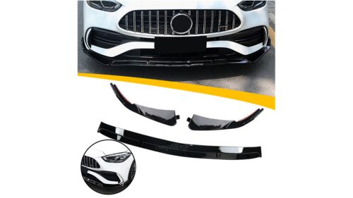 Diffuser Mercedes-Benz C W206 S206 Front Bumper Gloss Black