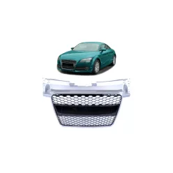 Grill Audi TT 8J Silver & Gloss Black