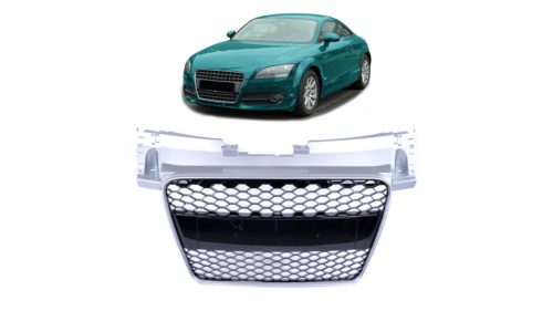 Grill Audi TT 8J Silver & Gloss Black