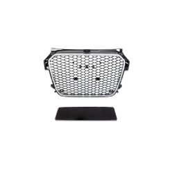 Grill Audi A1 8X Silver & Gloss Black