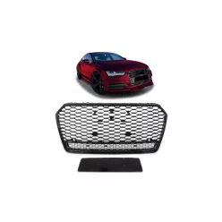 Grill Audi A7 C7 Facelift Gloss Black
