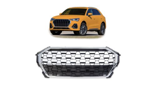 Grill Audi Q3 F3 Chrome & Gloss Black