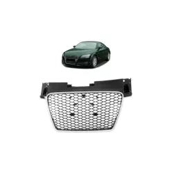 Grill Audi TT 8J Silver Matt & Gloss Black