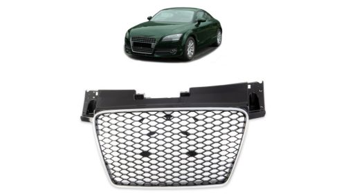 Grill Audi TT 8J Silver Matt & Gloss Black