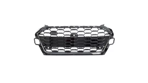 Grill Audi A4 B9 Facelift Silver & Black Camera