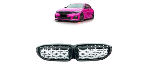 Grill BMW 3 G20 G21 Gloss Black & Chrome