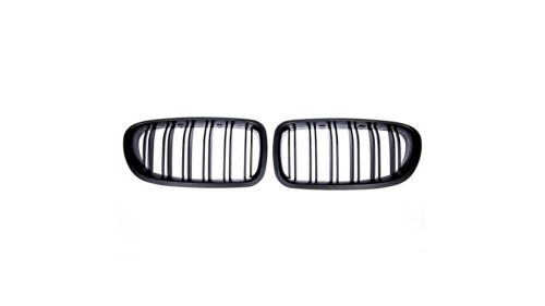 Grill BMW 5 F10 F11 Dual Line Matt Black