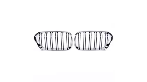 Grill BMW 1 F20 F21 Facelift Dual Line Chrome & Black