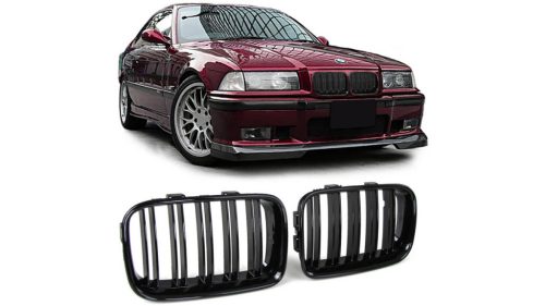 Grill BMW 3 E36 Facelift Compact Dual Line Gloss Black