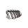Grill BMW 5 E60 E61 Dual Line Chrome & Black