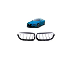 Grill BMW 6 E63 E64 Single Line Matt Black