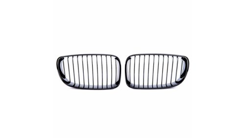 Grill BMW 1 E81 E82 E87 E88 Facelift Single Line Matt Black
