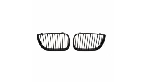 Grill BMW 1 E81 E82 E87 E88 Single Line Matt Black