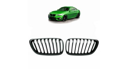 Grill BMW 2 F22 F23 Single Line Matt Black