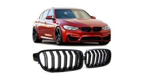 Grill BMW 3 F30 F31 Dual Line Gloss Black
