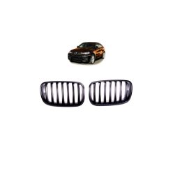 Grill BMW X6 E71 E72 X5 E70 Single Line Matt Black
