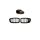 Grill BMW 5 F10 F11 Dual Line Gloss Black camera