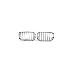 Grill BMW X6 E71 E72 X5 E70 Single Line Matt Silver