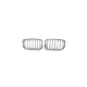 Grill BMW X6 E71 E72 X5 E70 Single Line Matt Silver