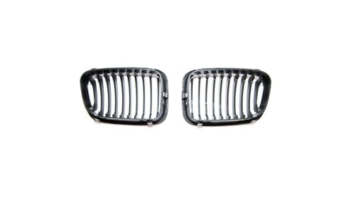 Grill BMW 3 E46 Compact Single Line Matt Black