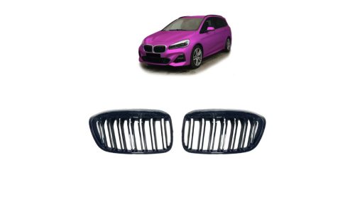 Grill BMW 2 F45 F46 Facelift Dual Line Gloss Black