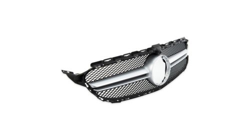 Grill Mercedes-Benz C W205 S205 A205 C205 Facelift Silver A-Type Camera