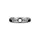 Grill Mercedes-Benz GLC X253 GLC C253 Facelift GT Gloss Black Camera