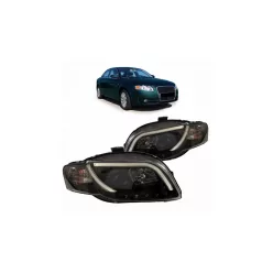 Lights Audi A4 B7 Front DRL Black