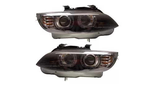 Lights BMW 3 E92 E93 Front Xenon Black DRL