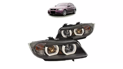 Lights BMW 3 E90 E91 Front Black