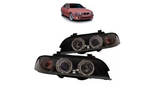Lights BMW 5 E39 Front Black