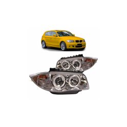 Lights BMW 1 E81 E82 E87 E88 Front Chrome