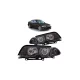 Lights BMW 3 E46 Front CCFL Black