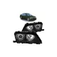 Lights BMW 3 E46 Front Black