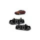Lights BMW 3 E36 Front CCFL Black