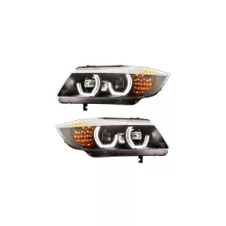 Lights BMW 3 E90 E91 Front Black