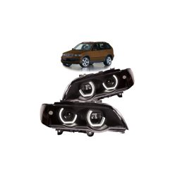 Lights BMW X5 E53 Front LED Black