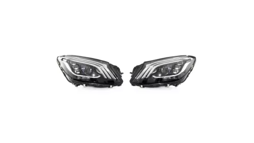 Lights Mercedes-Benz S W222 Front Black